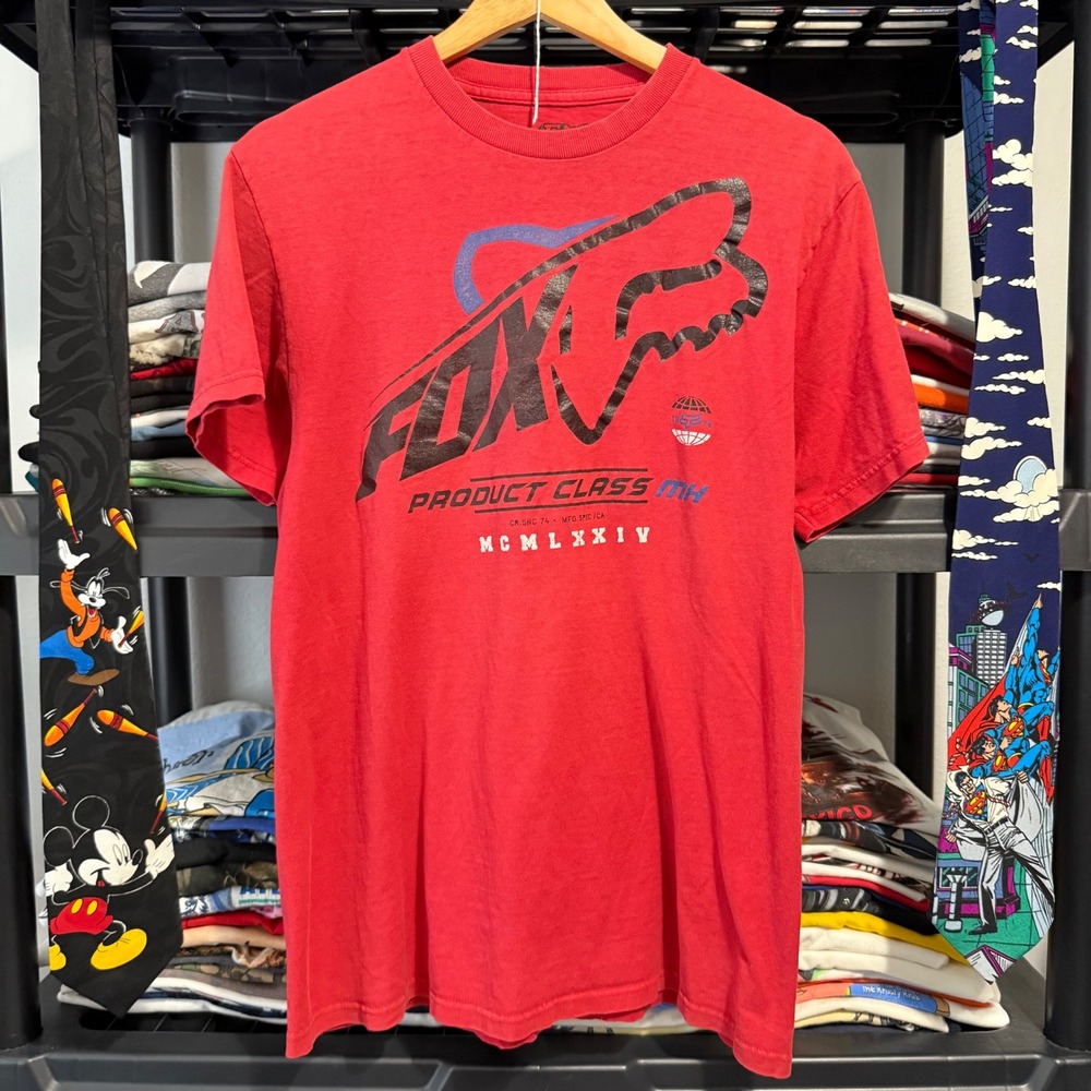 Y2K Red Fox Racing Product Class Graphic Tee Medium